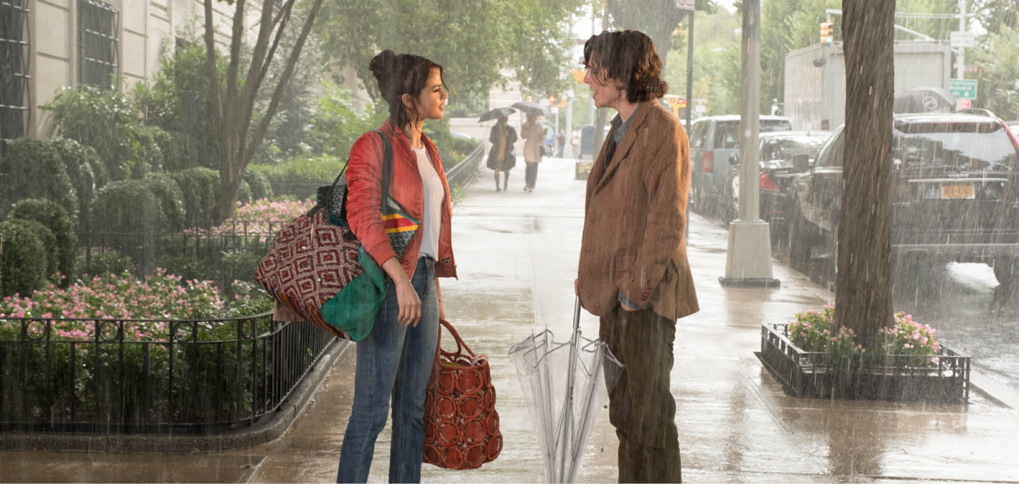 A rainy day in New York